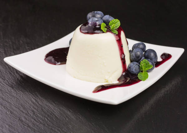 Panna cotta Trattoria dei cacciatori